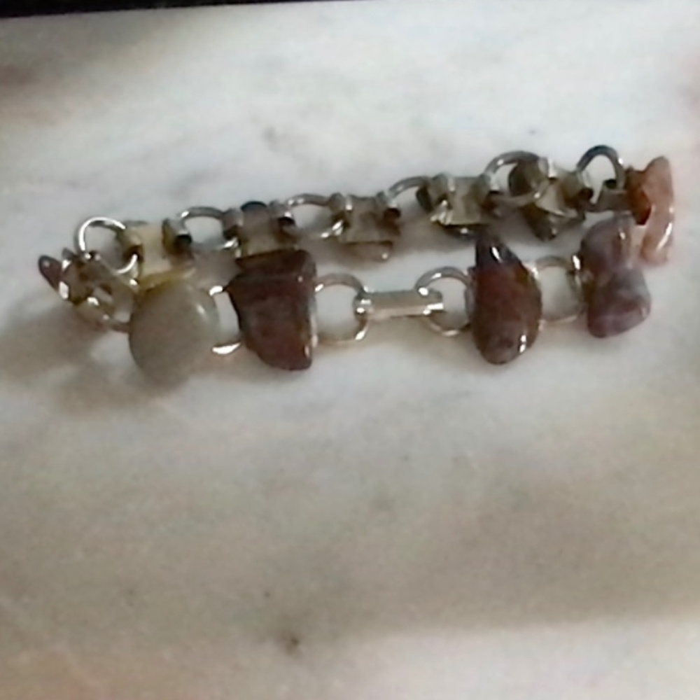 Silver Stone Bracelet